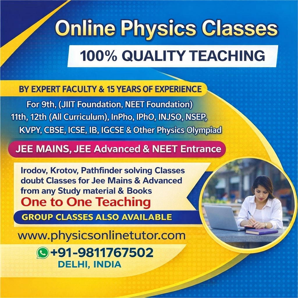 Online physics classes by expert faculty