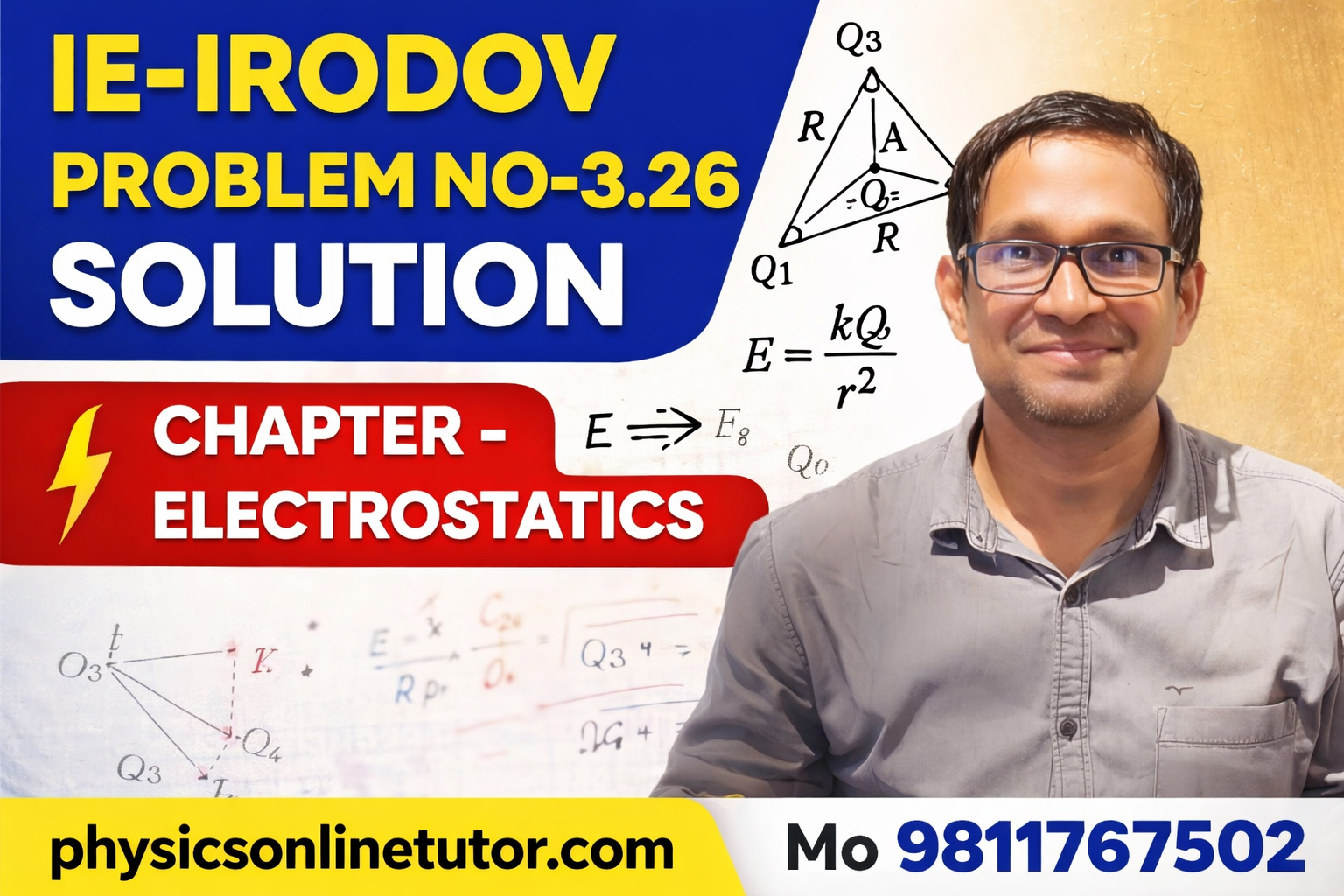 Electrostatics problem solution explained