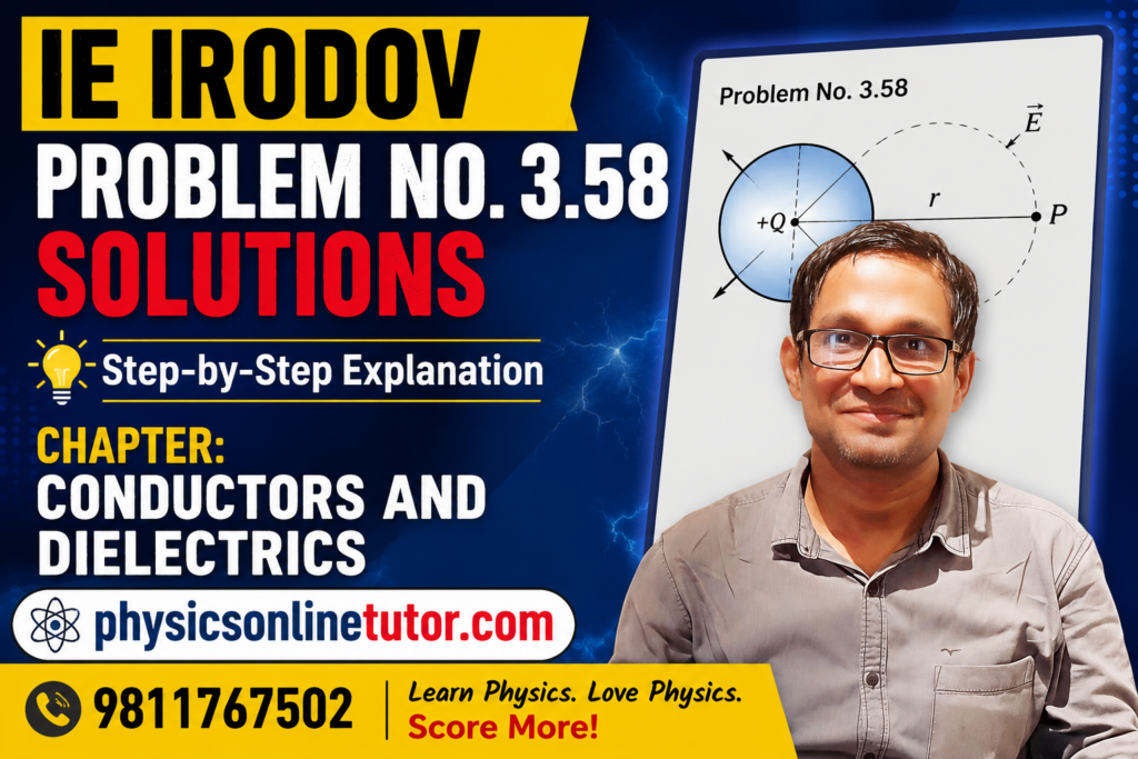 IE Irodov Problem No. 3.58 Solution