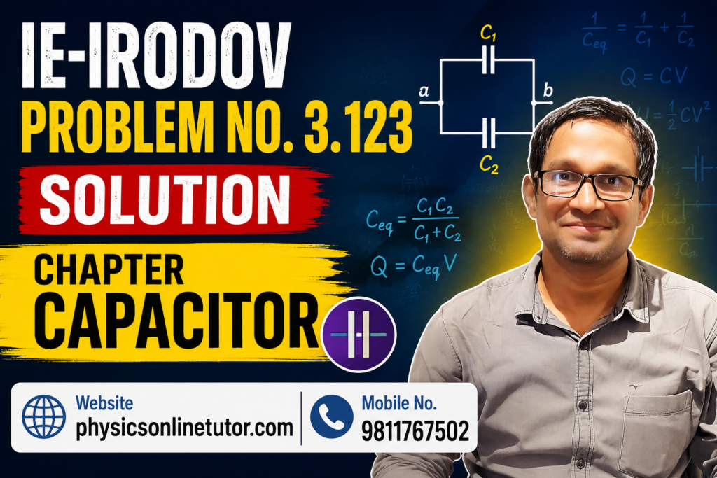 IE Irodov Problem No. 3.123 Solution