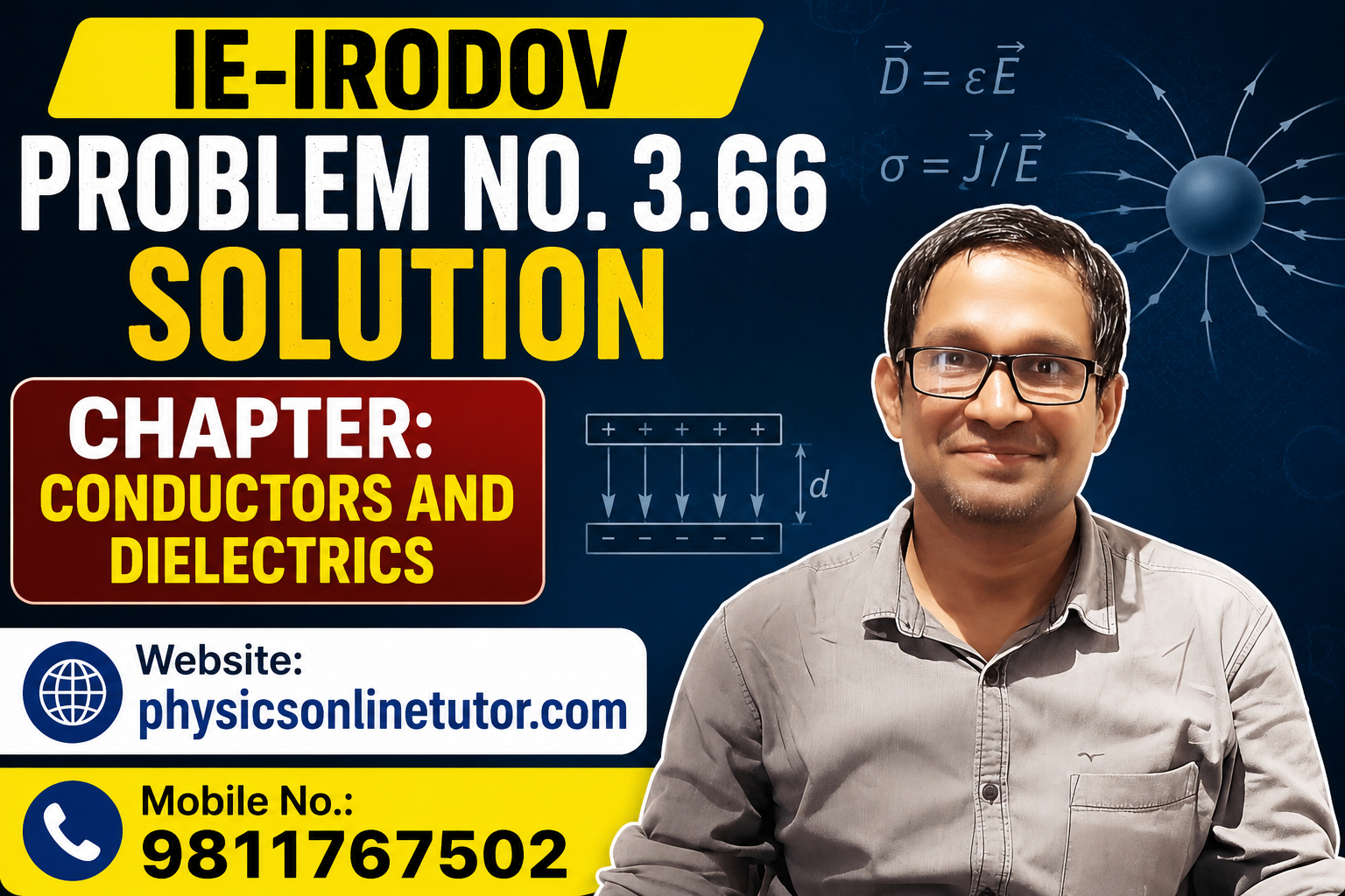 ie-irodov-problem-no-3.66-solution-chapter-conductors-and-dielectrics IE IRODOV Problem No. 3.66 Solution | Conductors and Dielectrics | JEE Advanced Physics