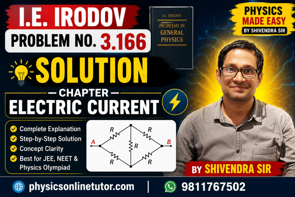I.E. Irodov Problem No. 3.166 Solution