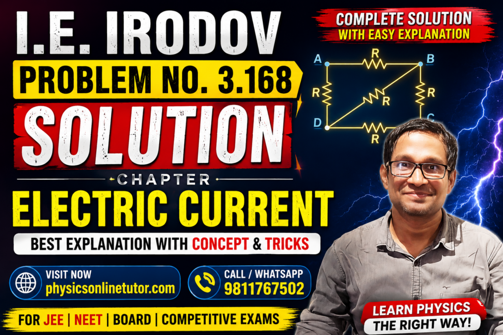 I.E. Irodov Problem No. 3.168 Solution