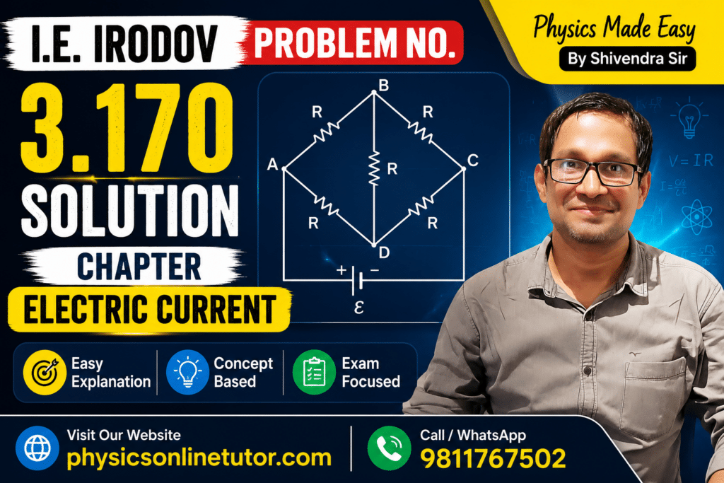 I.E. Irodov Problem No. 3.170 Solution